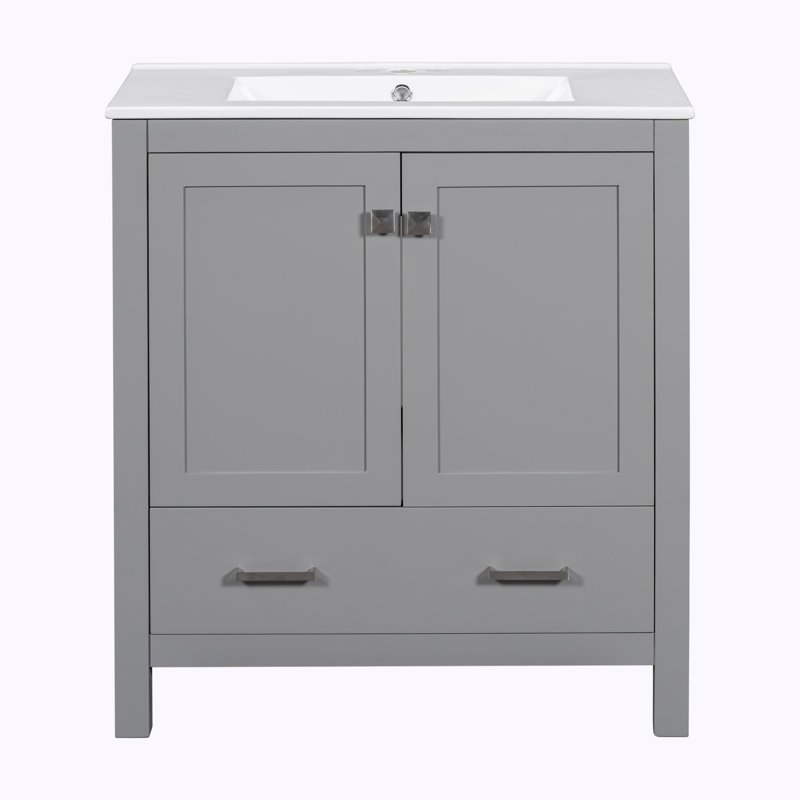Bathroon Vanity with Sink, Gray