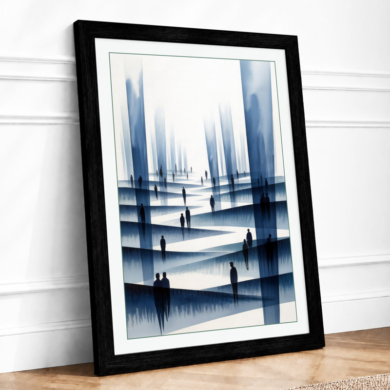 Urban Verticals Minimalist - Print, A1 - 84.1 x 59.4 cm, Black