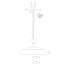 Lemus 1 - Light Grey Dome Pendant