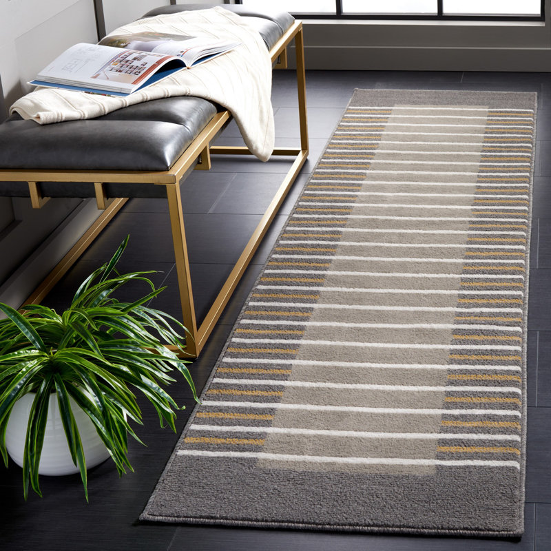 Nagelly Performance Striped Rug, Runner 2'2" x 8'