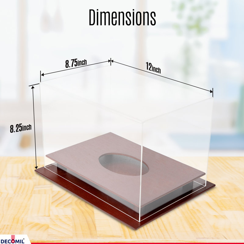Vitrine de protection UV visible sur 4 côtés