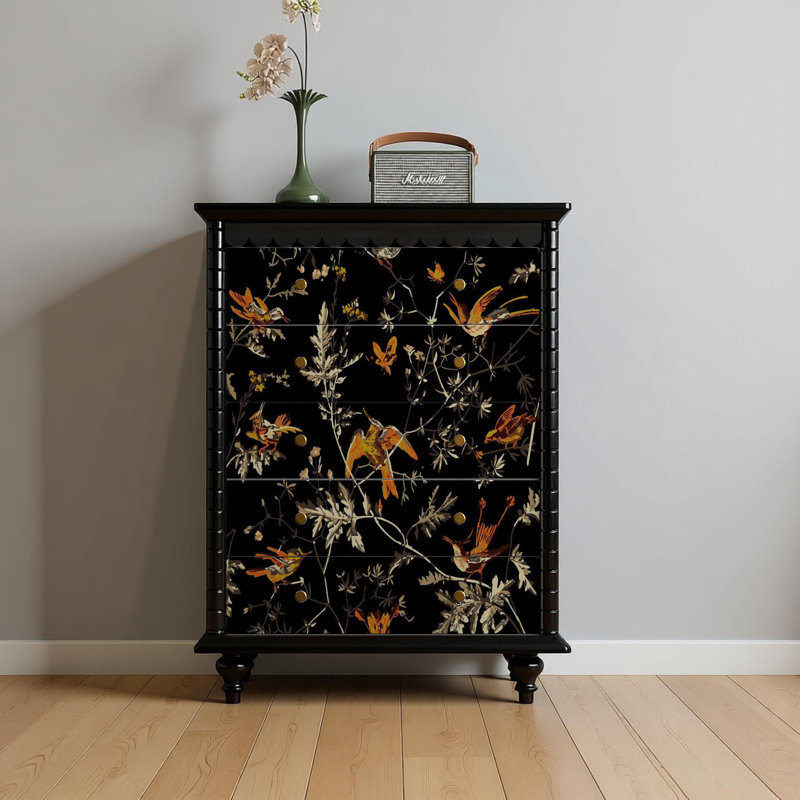 Commode décorative peinte de luxe