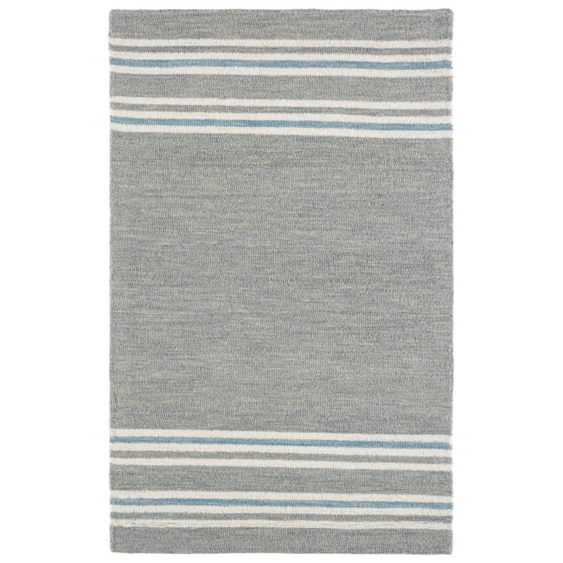 McMahon Hand Tufted Wool And Cotton With Latex Rug, Rectangle 3' x 5'