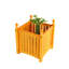 Jardinière carrée d'extérieur, idéale pour le patio et le jardin, boîte pour tous les assortiments de verdure, fleurs de bonne nature, instructions d'assemblage simples