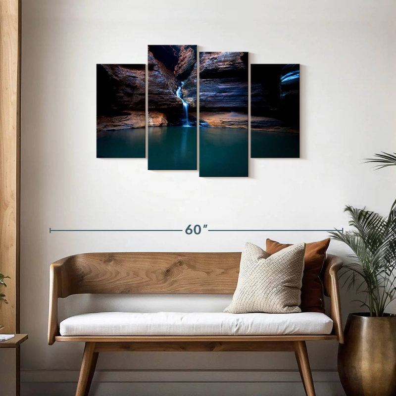 Alvord Karijini Australia Waterfall, 27" H x 43" W