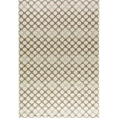 Tapis crème à motif géométrique Garth