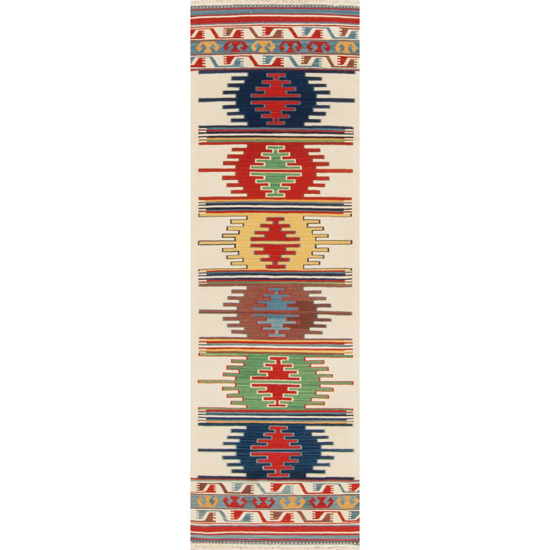 Rio Grande Flatweave Area Rug, Runner 2'6" x 10'
