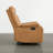25.2"Manual Swivel Chair with Storage Pocket, Flip-Down Tray Table and Dual Cup Holders-1264573220