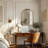 Arched Vintage Metal Frame Wall Mirror/Decorative Mirror-104604082-104604081