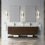 Base de meuble-lavabo double l 72 po Allamari-125059549