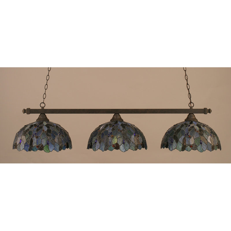 Square Bar/Round Fitter 3-Light Bar