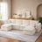 140" Modular Sectional Sofa,Modern Minimalist Upholstered Couches, Comfort U Shaped Sofa For Living Room,Deep Seat Corner Couch,No Assembly Required-710194887-710194885