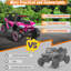 Voiture 2 places 24V avec télécommande, jouets UTV pour garçons, filles, 3 à 8 ans, voiture électrique avec lumières colorées, Bluetooth, MP3, USB, 5MPH-105700129