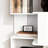 5 Tier Corner Bookshelf, 71" Wood Bookcase With Baffle And 2 Drawers, Morden Freestanding Display Rack With Anti-tipping Device, For Living Room, Home Office, Bedroom-1843805614