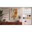 Moonlit Flowers Japandi - Wrapped Canvas-584470832-584470855