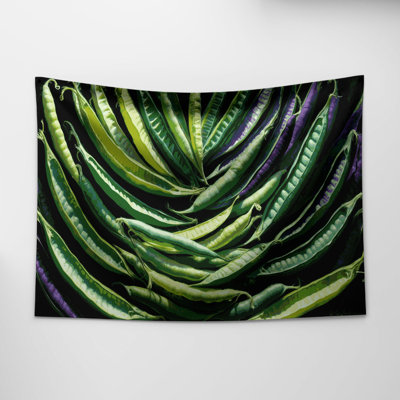 Vegetables Winged Beans Wall Tapestry