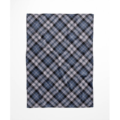 Anthony Plaid Velveteen Fleece Blanket