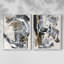 Nature's Winterland II - reproduction encadrée de qualité supérieure - prête à être accrochée - aucun clou requis - aucun clou requis-873301849-873301853