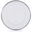 Rolled Black Rim Plate Set/4-256844426