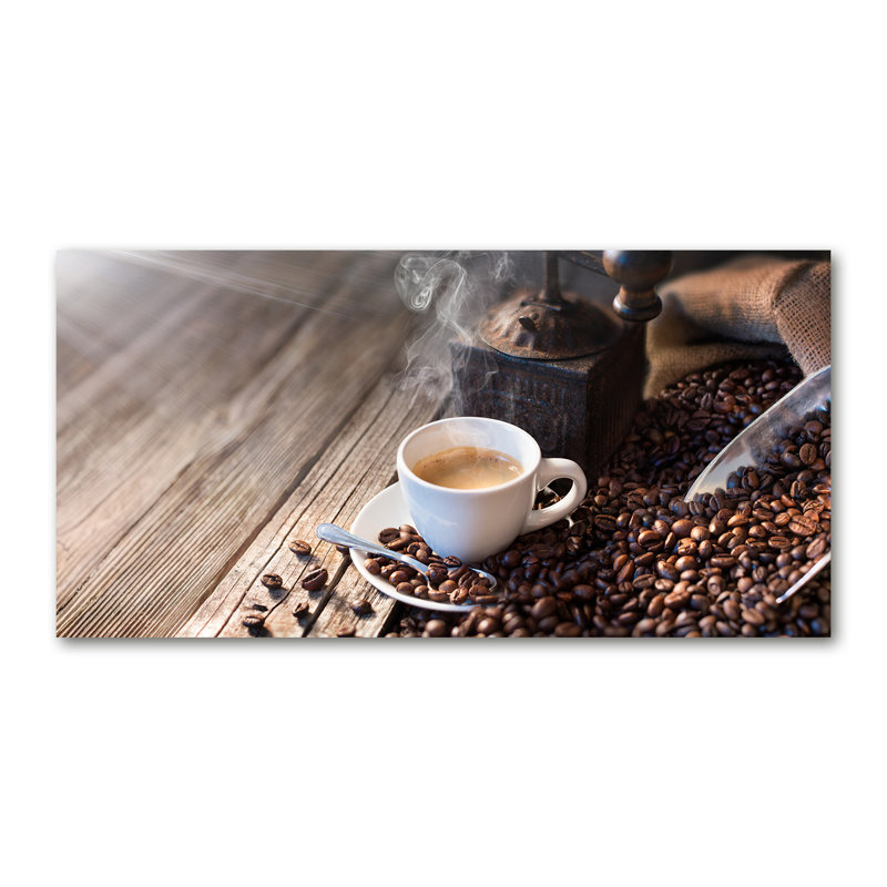 Morning Coffee - Wrapped Canvas Print