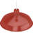 1-Light Indoor Red Inverted Bowl Barn Farmhouse Hanging Pendant-11801422