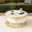 Table basse gigogne moderne avec tiroirs Modern