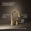 Graze Kitchen Sink Swing Spout Faucet With Sidespray-72561051