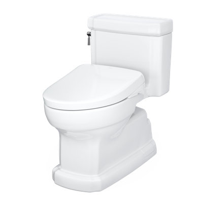 Toilette de bidet allongée au sol WASHLET 1,28 GPF (siège inclus)