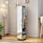 360° Swivel Full Length Mirror With Stand,Solid Wood Floor Mirror With Coat Rack-1801980578-1801980579