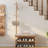 Solid Wood Entryway Bench with Integrated Shoe Rack & Coat Hooks – Angled Side Design-836476754-836476756