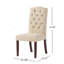 Chaise d'appoint rembourrée et capitonnée Éthylène-2129450848-2032930419