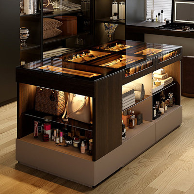 Premium Island Jewelry Storage Display Cabinet by parkerlees