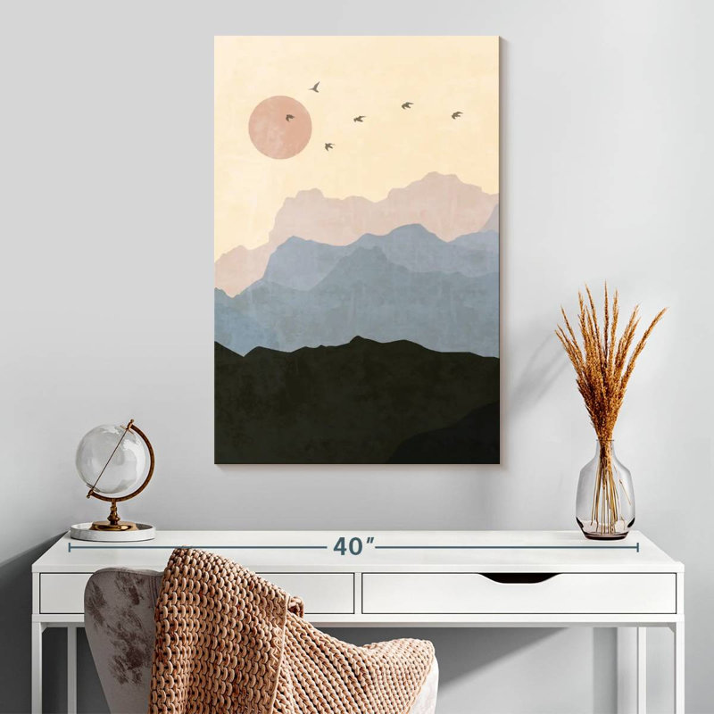 Kerrick Boho Sun And Mountains, 30" H x 20" W