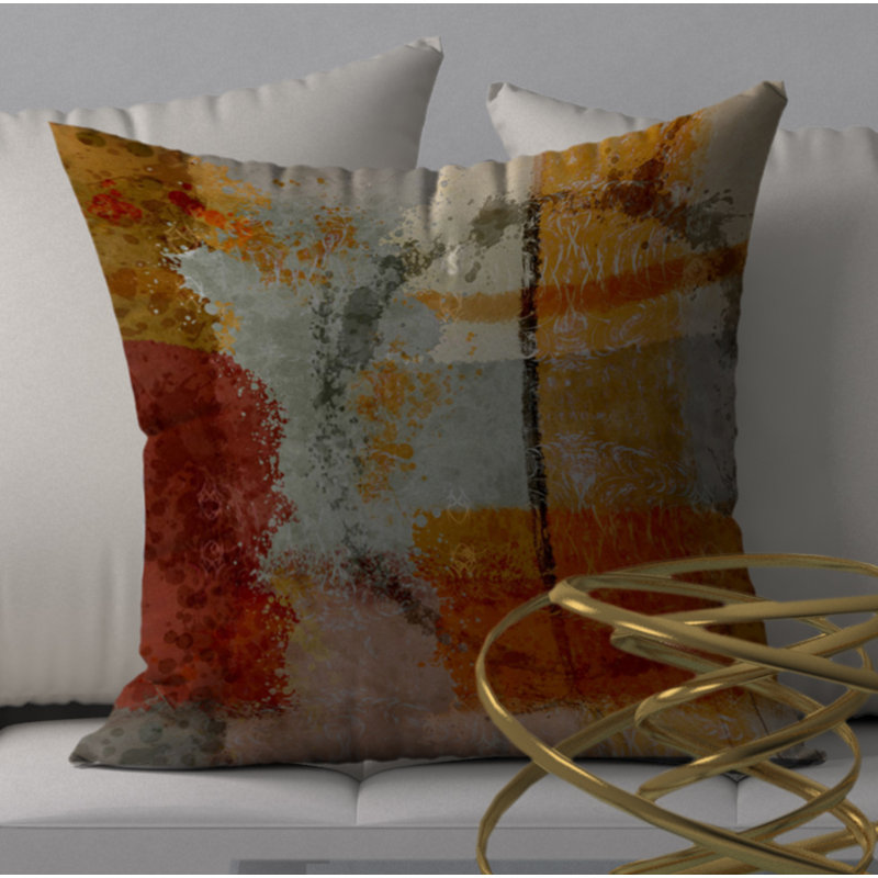 Housse de coussin carrée/insert, 24 po x 24 po