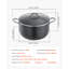 VEVOR Non-Stick Ceramic and Glass Stainless Steel Stock Pot-178683073