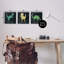 «Kid's Dinosaur Dimension Facts Chalk Inspired Design» par Daphne Polselli - ensemble de 3 impressions d'art graphique-53753969-56985409