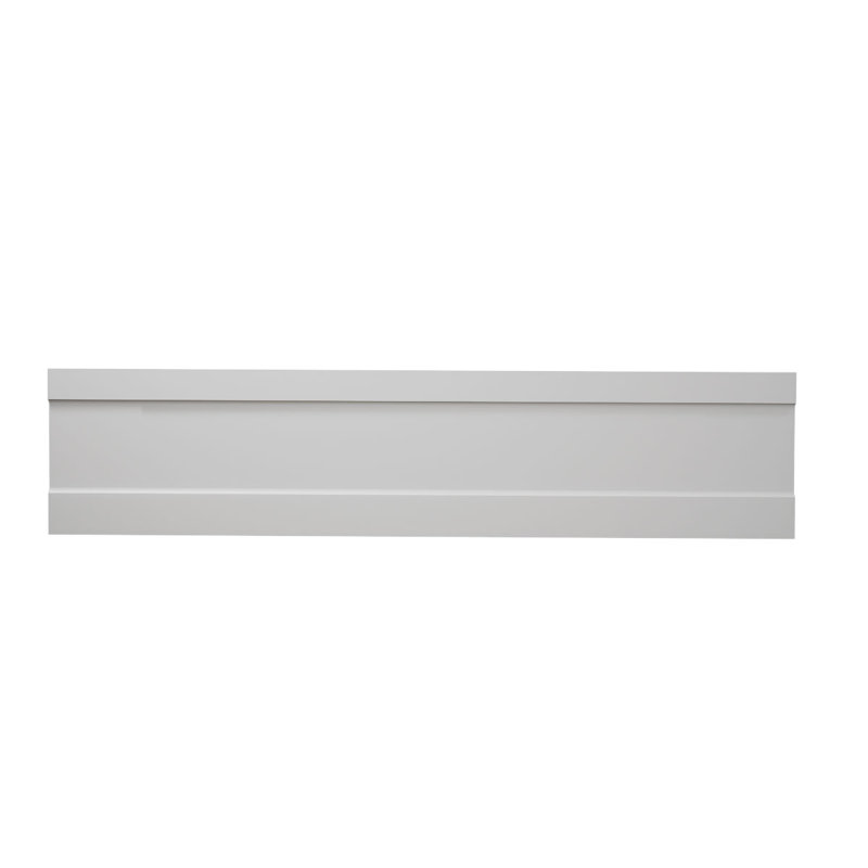 H 2 1/4 po x P 11/16 po x L 84 po, moulure coloniale en PVC TrueCraft, blanc, Blanc, 84 po x 2,25 po x 0,68 po