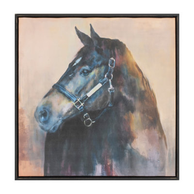 Art encadré sur toile cheval 24 "