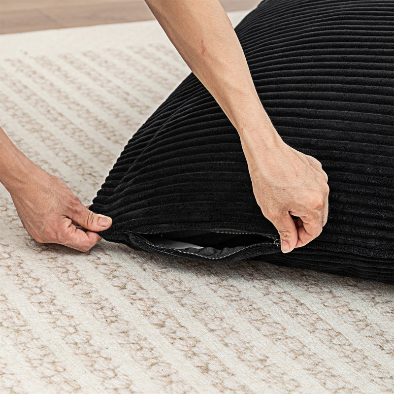 Fauteuil à billes pour plancher, Noir