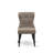 13-piece Modern Dining Room Table Set a Kitchen Table and 12 coffee Linen Fabric Dining Chair, Wire Brushed Black-1459617680-1471568311-1459617681