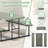 Picnic Table Bench Set For 2-4 People Outdoor Rectangular Camping Dining Table-80403538