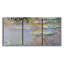 «The Beach At Sainte Adresse # 2» par Monet, reproduction sur toile 3 pièces-661622027