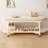 Kiian Cotton Blend Upholstered Storage Bench