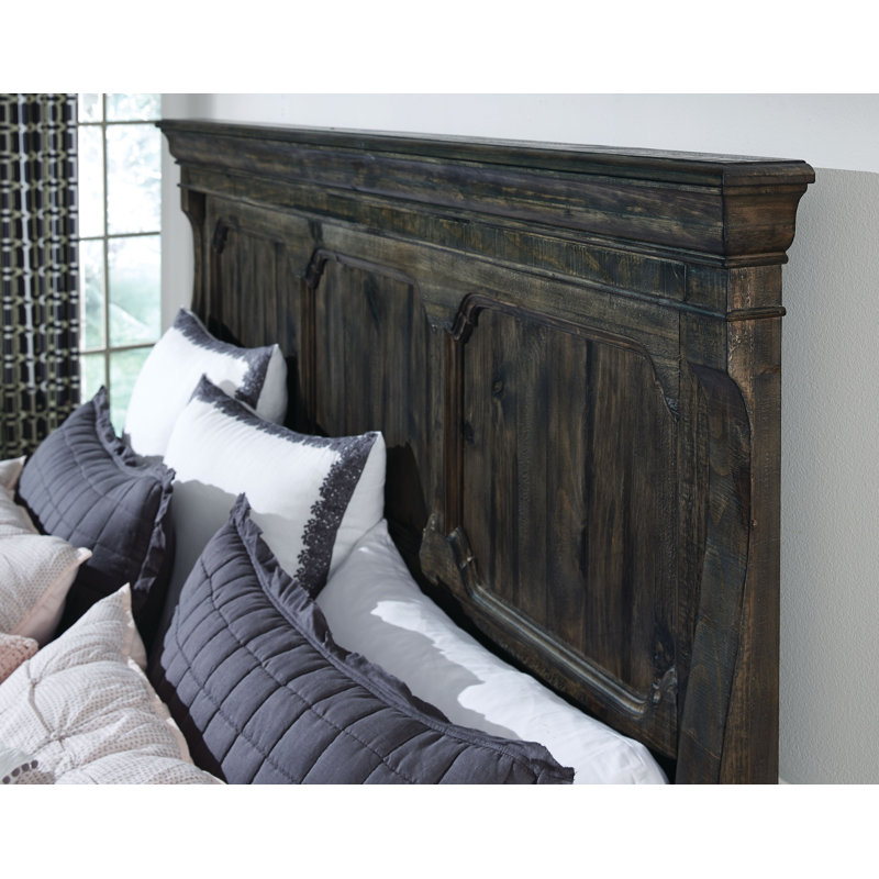 Cal. King Panel Storage Bed, Peppercorn, California King
