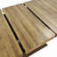 Table de salle à manger extensible rétro Vintage Wood Grain-600375069