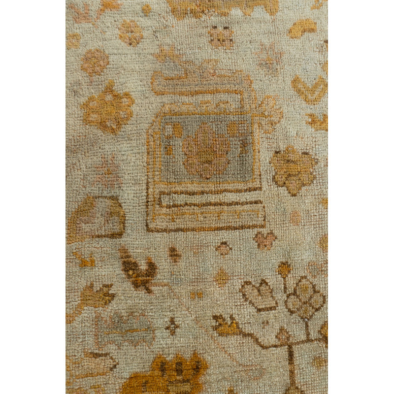 One-of-a-Kind 11'5" X 13'2" Hand Knotted Area Rug