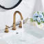 Robinet de lavabo de salle de bain à large entraxe-115227776
