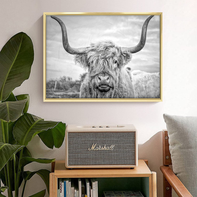 Reproduction de photo sur toile, L 12 po x H 16 po x P 1,5 po, Or
