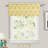 Geometric Tailored Window Valance