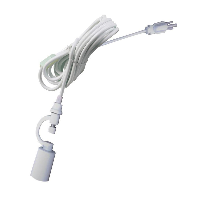 Luminaire suspendu conique 1 lumière, Noir, H 18 po x l 18 po x P 18 po